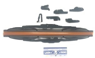 AIR LINE AWB-K-330K Щетка стеклоочистителя 330 мм 13" каркасная, 2 шт. 2 адаптера